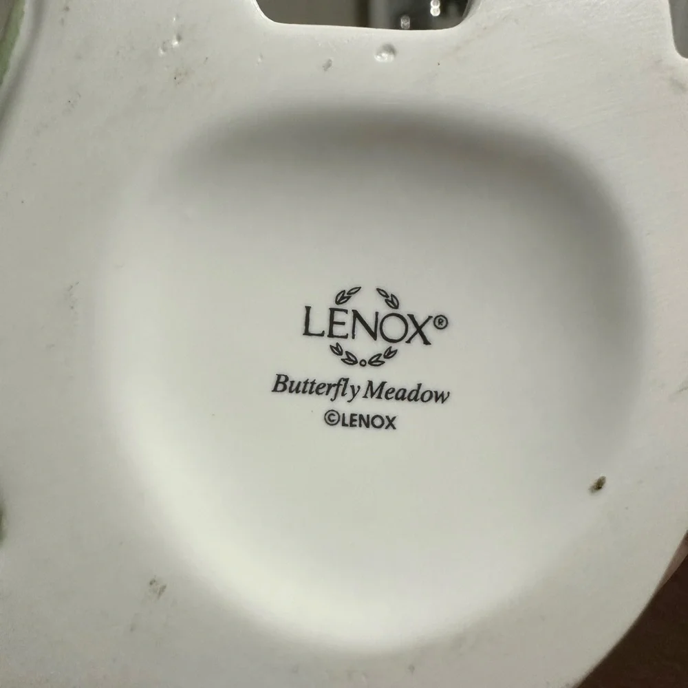 🧡Lenox Butterfly Meadow Porcelain Bunny Sugar Jar🧡 - Picture 8 of 8